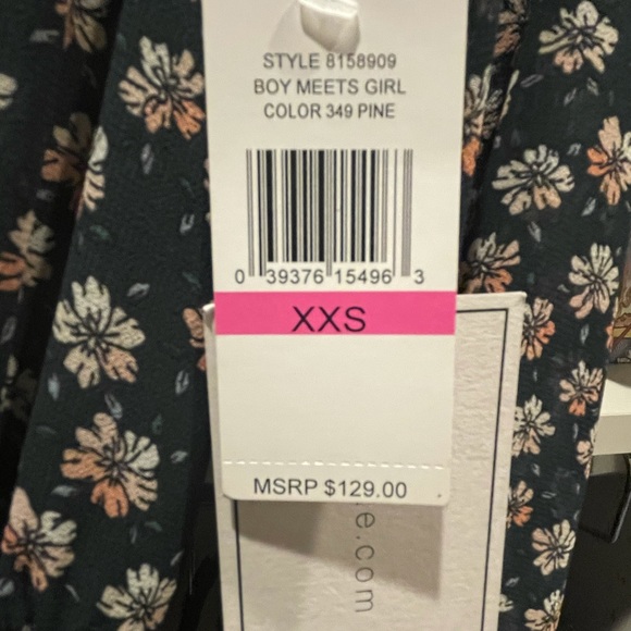 1 State brand green floral dress - Picture 4 of 4